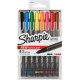 Newell Rubbermaid Sharpie Fine Point Art Pen - Fine Pen Point - Assorted - 8 / Set - TAA Compliance 1982056