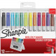 Newell Rubbermaid Sharpie Precision Ultra-fine Point Markers - Ultra Fine Marker Point - Narrow Marker Point Style - Black, Blue, Turquoise, Aqua, Green, Lime, Yellow, Orange, Berry, Red, Purple, ... Alcohol Based Ink - 12 / Pack - TAA Compliance 1983252