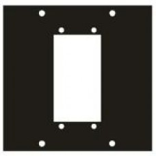 Middle Atlantic Products UCP Punchout Panel - Black - 3.5" Height - 3.4" Width 1ELCO90
