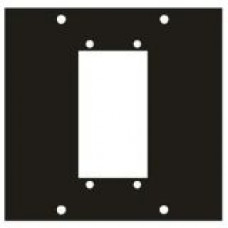 Middle Atlantic Products UCP Punchout Panel - Black - 3.5" Height - 3.4" Width 1ELCO90