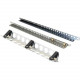 Rack Solution HEAVY DUTY CABLE CROSS BAR FOR USE IN 4POST RACKS.INCLUDES HARDWARE FOR MOUNTING 1UCROSSBAR-119-V