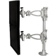 Ergotech 200-C28-B11-AP Mounting Arm for Flat Panel Display - Black - Black 200-C28-B11-AP