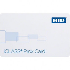 HID iCLASS Prox Card - Printable - Smart Card - 3.38" Width x 2.13" Length - White - Polyvinyl Chloride (PVC) 2024BGGMNN