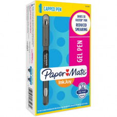 Newell Rubbermaid Paper Mate Gel Ink Stick Pens - Fine Pen Point - Black Gel-based Ink - 12 / Dozen 2023000