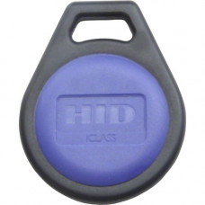 HID iCLASS Key II - x 1.56" Length - Blue, Black - Acrylonitrile Butadiene Styrene (ABS), Thermoplastic Elastomer (TPE) 2052HNNMN