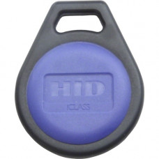 HID iCLASS Key II - x 1.56" Length - Blue, Black - Acrylonitrile Butadiene Styrene (ABS), Thermoplastic Elastomer (TPE) 2051PNNAN