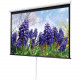 Draper Luma Manual Wall and Ceiling Projection Screen - 96" x 96" - Fiberglass Matt White - 136" Diagonal 207006