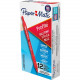 Newell Rubbermaid Paper Mate Profile 1.0mm Ballpoint Pens - Medium Pen Point - 1 mm Pen Point Size - Conical Pen Point Style - Retractable - Red - Red Barrel - 12 / Dozen - TAA Compliance 2095454