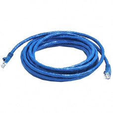 Monoprice Cat6 24AWG UTP Ethernet Network Patch Cable, 14ft Blue - 14 ft Category 6 Network Cable for Network Device - First End: 1 x RJ-45 Male Network - Second End: 1 x RJ-45 Male Network - Patch Cable - Gold Plated Contact - Blue 2116