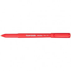 Newell Rubbermaid Paper Mate Write Bros Ballpoint Pen - 8 mm Pen Point Size - Red - 12 / Box - TAA Compliance 2124517