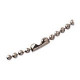 Brady Nickel Plated Steel Beaded Neck Chain with Connector - 30" Length - Steel - TAA Compliance 2125-1500