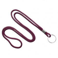 Brady People ID Lanyard - 100 - Maroon - Woven Nylon 2135-3117