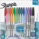Newell Rubbermaid Sharpie Mystic Gems Permanent Markers - Fine Marker Point - Multi - 24 / Pack - TAA Compliance 2136727