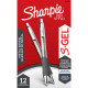 Newell Brands Sanford S-Gel Pen - 0.7 mm Pen Point Size - Blue - Black Barrel - 12 - TAA Compliance 2147525