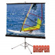 Draper Diplomat/R 109" Manual Projection Screen - Yes - 16:10 - Matte White - 61.5" x 96" - GREENGUARD Compliance 215024