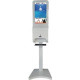 ORION Images Sanitizing Gel Dispenser Stand - Up to 21.5" Screen Support - Floor Stand 21HSDKR-ST