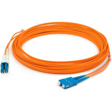 AddOn 15m 221691-B23 Compatible LC (Male) to SC (Male) Orange OM1 Duplex Fiber OFNR (Riser-Rated) Patch Cable - 100% compatible and guaranteed to work 221691-B23-AO
