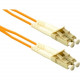 ENET 2M LC/LC Duplex Multimode 50/125 OM2 or Better Orange Fiber Patch Cable 2 meter LC-LC Individually Tested - Lifetime Warranty LC2-50-2M-ENC