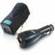 C2g AC and DC to USB Travel Charger Bundle 22330