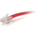 C2g -1ft Cat5e Non-Booted Unshielded (UTP) Network Patch Cable - Red - Category 5e for Network Device - RJ-45 Male - RJ-45 Male - 1ft - Red 25269