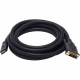 Monoprice 10ft 24AWG CL2 High Speed HDMI to DVI Adapter Cable w / Net Jacket - Black - 10 ft DVI/HDMI Video Cable for PC, Projector, Video Device - First End: 1 x DVI-D (Single-Link) Male Digital Video - Second End: 1 x HDMI Male Digital Audio/Video - Sup