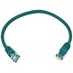 Monoprice Cat6 24AWG UTP Ethernet Network Patch Cable, 1ft Green - 1 ft Category 6 Network Cable for Network Device - First End: 1 x RJ-45 Male Network - Second End: 1 x RJ-45 Male Network - Patch Cable - Gold Plated Contact - Green 2289