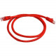 Monoprice Cat6 24AWG UTP Ethernet Network Patch Cable, 3ft Red - 3 ft Category 6 Network Cable for Network Device - First End: 1 x RJ-45 Male Network - Second End: 1 x RJ-45 Male Network - Patch Cable - Gold Plated Contact - Red 2297