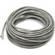 Monoprice Cat6 24AWG UTP Ethernet Network Patch Cable, 50ft Gray - 50 ft Category 6 Network Cable for Network Device - First End: 1 x RJ-45 Male Network - Second End: 1 x RJ-45 Male Network - Patch Cable - Gold Plated Contact - Gray 2322