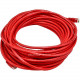 Monoprice 50FT 24AWG Cat6 550MHz UTP Ethernet Bare Copper Network Cable - Red - 50 ft Category 6 Network Cable for Network Device - First End: 1 x RJ-45 Network - Male - Second End: 1 x RJ-45 Network - Male - Gold Plated Connector - Red 2325
