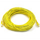 Monoprice 50FT 24AWG Cat6 550MHz UTP Ethernet Bare Copper Network Cable - Yellow - 50 ft Category 6 Network Cable for Network Device - First End: 1 x RJ-45 Male Network - Second End: 1 x RJ-45 Male Network - Gold Plated Connector - Yellow 2326