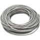 Monoprice Cat6 24AWG UTP Ethernet Network Patch Cable, 100ft Gray - 100 ft Category 6 Network Cable for Network Device - First End: 1 x RJ-45 Male Network - Second End: 1 x RJ-45 Male Network - Patch Cable - Gold Plated Contact - Gray 2328
