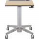 Ergotron Mobile Desk - Maple Top - 27" Table Top Width x 20.50" Table Top Depth - Assembly Required 24-811-F13