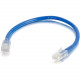 C2g -3ft Cat5E Non-Booted Unshielded (UTP) Network Patch Cable (50pk) - Blue - Category 5e for Network Device - RJ-45 Male - RJ-45 Male - 3ft - Blue 24349
