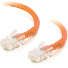 C2g -25ft Cat5e Non-Booted Crossover Unshielded (UTP) Network Patch Cable - Orange - Category 5e for Network Device - RJ-45 Male - RJ-45 Male - Crossover - 25ft - Orange 24515