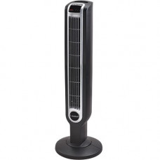 Lasko 2511 Tower Fan with Remote Control - 3 Speed - Remote, Programmable, Oscillating, Comfortable Handle - 36" Height x 12" Width 2511