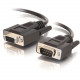 C2g 1ft DB9 M/F Extension Cable - Black - DB-9 Male Serial - DB-9 Female Serial - 1ft - RoHS Compliance 25211