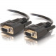 C2g 3ft DB9 F/F Cable - Black - DB-9 Female Serial - DB-9 Female Serial - 3ft - Black - RoHS Compliance 25216