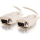 C2g 1ft DB9 M/M Cable - Beige - DB-9 Male Serial - DB-9 Male Serial - 1ft - Beige - RoHS Compliance 25219