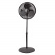 Lasko 2527 Adjustable Pedestal Fan - 406mm Diameter - Oscillating - Black 2527