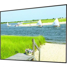 Draper ShadowBox Clarion Fixed Frame Projection Screen - 137" - 16:10 - Ceiling Mount, Wall Mount - 75.5" x 119" - Grey XH600V - GREENGUARD, GREENGUARD Gold Compliance 253135