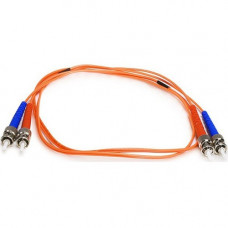 Monoprice Fiber Optic Duplex Network Cable - 3.28 ft Fiber Optic Network Cable for Network Device - First End: 2 x ST Male Network - Second End: 2 x ST Male Network - 62.5/125 &micro;m - Orange 2601