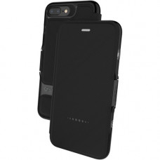 Zagg gear4 Oxford Carrying Case (Book Fold) iPhone 7 Plus, iPhone 8 Plus, iPhone 6S Plus, iPhone 6 Plus, Credit Card - Black - Impact Resistant, Shock Absorbing - D3O Body 26231