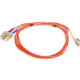 Monoprice Fiber Optic Duplex Network Cable - 6.56 ft Fiber Optic Network Cable for Network Device - First End: 2 x LC Male Network - Second End: 2 x SC Male Network - 62.5/125 &micro;m - Orange 2627