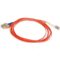 Monoprice Fiber Optic Duplex Network Cable - 9.84 ft Fiber Optic Network Cable for Network Device - First End: 2 x LC Male Network - Second End: 2 x SC Male Network - 62.5/125 &micro;m - Orange 2628