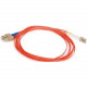 Monoprice Fiber Optic Duplex Network Cable - 9.84 ft Fiber Optic Network Cable for Network Device - First End: 2 x LC Male Network - Second End: 2 x SC Male Network - 62.5/125 &micro;m - Orange 2628