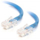 C2g -25ft Cat5e Non-Booted Crossover Unshielded (UTP) Network Patch Cable - Blue - Category 5e for Network Device - RJ-45 Male - RJ-45 Male - Crossover - 25ft - Blue 25257
