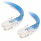 C2g -3ft Cat5e Non-Booted Crossover Unshielded (UTP) Network Patch Cable - Blue - Category 5e for Network Device - RJ-45 Male - RJ-45 Male - Crossover - 3ft - Blue 24491