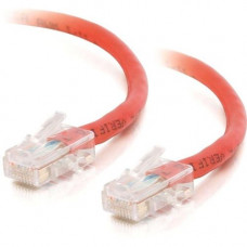 C2g -7ft Cat5e Non-Booted Crossover Unshielded (UTP) Network Patch Cable - Red - Category 5e for Network Device - RJ-45 Male - RJ-45 Male - Crossover - 7ft - Red 24510