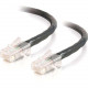 C2g -7ft Cat5e Non-Booted Crossover Unshielded (UTP) Network Patch Cable - Black - Category 5e for Network Device - RJ-45 Male - RJ-45 Male - Crossover - 7ft - Black 24508