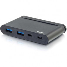 C2g USB C Mini Dock with HDMI, USB & Power Deliery up to 100W - USB C Male, USB C Female, HDMI, USB A and Power Delivery 26915